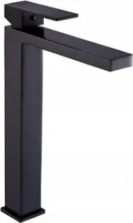 Rubinet lavamani Valvex Ars Black High, për lavaman mbipult, i zi mat