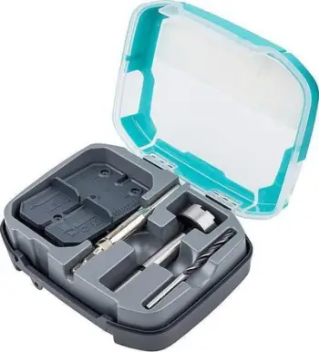 Set shpues menteshash Wolfcraft Hinge Hole, 5 pjesë, 35 mm, gri