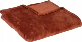 Batanije plush Atmosphera OLLIS, 130 x 180 cm, dimërore, terrakota