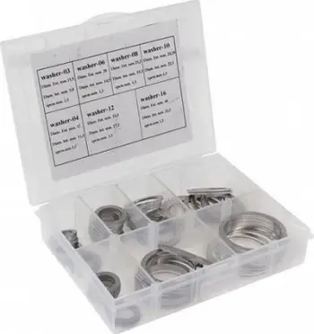 Set vulash alumini TurboWorks AN, 1.5 mm, shumë-madhëshe, argjendtë