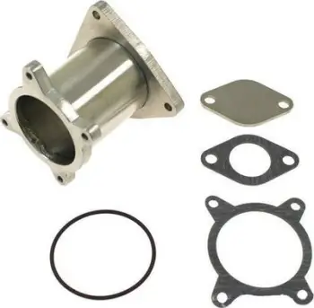 Valvul EGR TurboWorks zëvendësuese, për VW 2.5 TDI, çelik inox, argjendtë