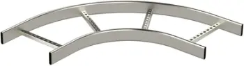 Kthesë 90° për shkallë kabllore KS90, HDG, çelik inox SS316, metalike