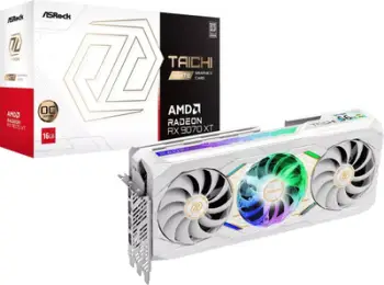 Karte grafike ASRock Taichi Radeon RX 9070 XT, 16GB GDDR6, HDMI 3xDP, e bardhë