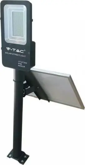 Dritë rruge solare LED V-TAC VT-ST-200, 50W, 6000K, trup i zi