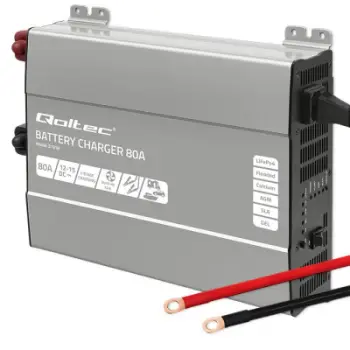 Karikues baterie Qoltec Monolith 51918, 80A, 12-15V DC, i zi