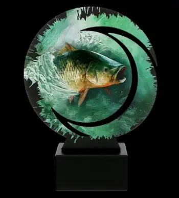 Kupë Victoria Sport Fishing 13679908, metal, bazë mermeri