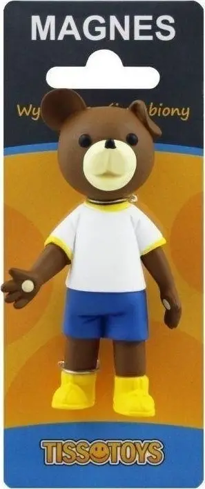 Magnet dekorativ Teddy Floppy Ear Summer, motiv veror, shumëngjyrësh