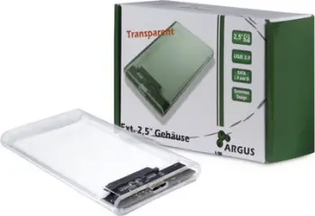 Kuti eksternale për HDD Inter-Tech GD-25000, 2.5", USB 3.0, transparente