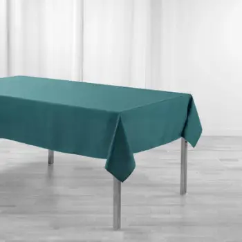 Mbulesë tavoline Douceur d'intérieur Newton, drejtkëndore 140x250 cm, rezistente ndaj njollave, jeshile