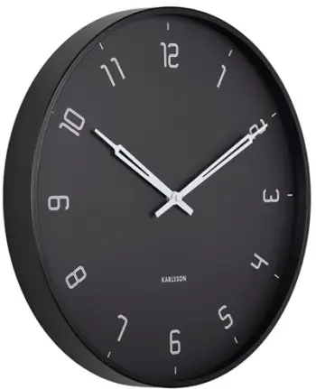 Orë muri Karlsson KA5950BK, e zezë