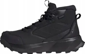 Çizme dimërore adidas Terrex Winter Boot Mid Leather M ID2859, lëkurë, për meshkuj, të zeza