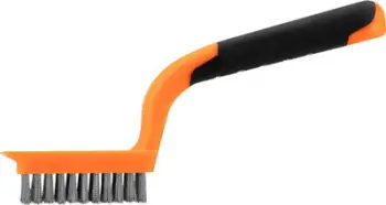 Furçë teli Neo Wire Brush, çelik inox, 5x11 rreshta, portokalli