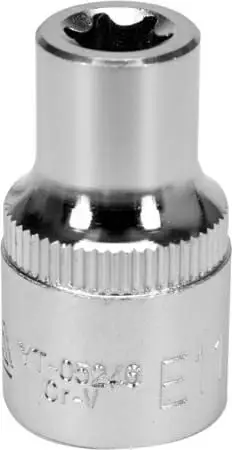 Kokë çelësi Yato YT-05246, Torx E11, 1/2", metalike