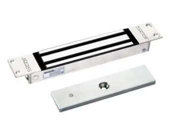 Bllokues elektromagnetik Scot EL-800MS, i fshehtë, 350kg, me sinjalizim, argjendtë
