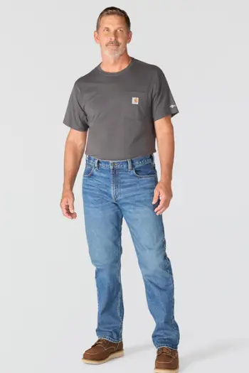Xhinse Carhartt Rugged Flex Loose Straight, W36 L34, për meshkuj, blu