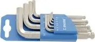 Set çelësa imbus Unior 220/3SPH, fund sferik, çelik chrome vanadium, në varëse plastike