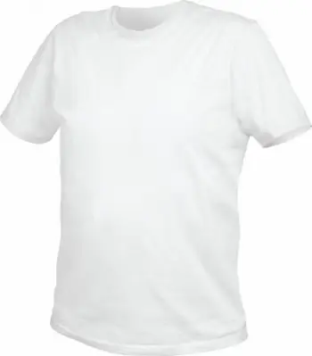 Bluzë sportive VILS T-shirt Sports Work Shirt, pambuk, unisex, e bardhë