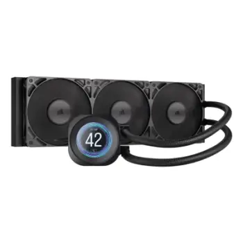 Ftohës CPU Corsair NAUTILUS 360 RS LCD, All in One, 360mm, i zi