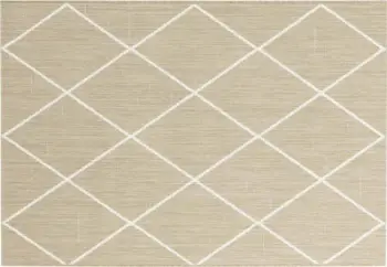 Tapet ballkoni Douceur d'intérieur Damira, 120 x 170 cm, plastik rezistent, bezhë