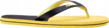 Flip-flop për meshkuj Aquawave Roboor, taban EVA, rripa PVC, verdhë e zezë