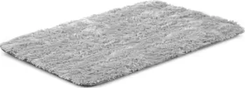 Dyshek për qen Trixie Shaggy Mat, 80x60 cm, antirrëshqitës, gri e çelët
