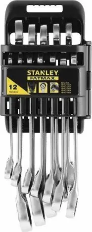 Set çelësa me dy koka Stanley Fatmax FMMT82849 0, 8 19mm, 12 copë, gri argjendtë