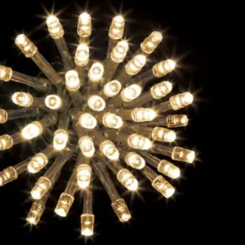 Garlandë dritash LED La Boutique De Noel, programueshme, 30 m, e bardhë e ngrohtë