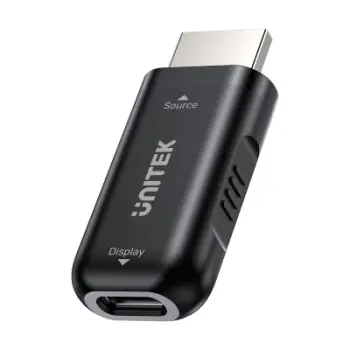 Adapter HDMI në USB C Unitek, 4K 60Hz, HDR HDCP, gri