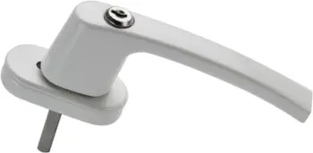 Bravë dritareje Siso SS-304, 190 mm, me çelës, gri