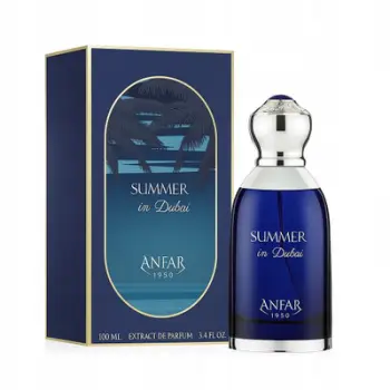 Parfum Anfar 1950 Summer in Dubai Extrait, 100ml, unisex, shishe blu