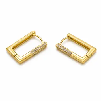 Vathë Gold Rectangle Crystal