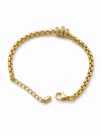 Dorzore Gold me zinxhir elegant dhe detaje me gurë