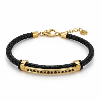 Karl Lagerfeld Bracelet – Black & Gold Edition