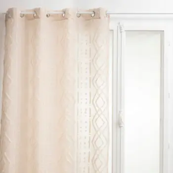 Perde dekorative Atmosphera Sheer Curtain Jacqu Sama, 140x240 cm, poliester, ngjyrë lino