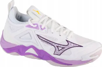 Atlete për femra Mizuno Wave Momentum, për palestër, amortizim Mizuno Enerzy, të bardha vjollcë