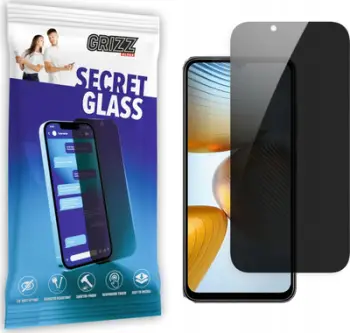 Xham privatësie Grizz SecretGlass për Xiaomi Poco M4 5G, mbrojtës ekrani, qeramik, transparent