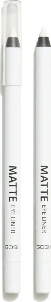 Laps sysh GOSH Matte Eye Liner Dover White, 1.2g, i bardhë