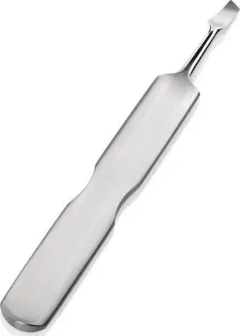 Shtytës kutikule Omi Pro-Line P-4, çelik inox, për manikyr, argjendtë
