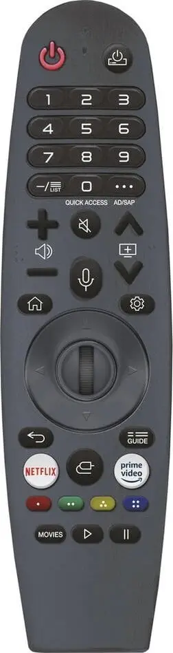 Telekomandë TV Sencor SLE MAGIC RCU, për Smart TV Sencor SLE XX800TCSB, e zezë
