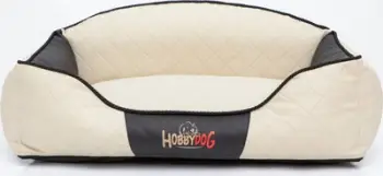 Shtrat për qen Reedog Light Sofa, XL, eco lëkurë, bezhë e zezë