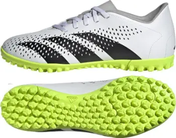 Këpucë futbolli Adidas Predator Accuracy.4 TF, turf sintetik, pa qepje, të bardha