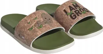 Shapka fëmijësh Adidas Adilette Comfort Jr ID8029, Marvel, të gjelbra