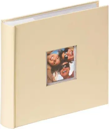 Album fotografish Walther Fun ME-110-H, 200 foto 10x15 cm, me xhep CD, bezhë