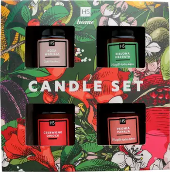 Set qirinj soje Hiskin Home, 4x100ml, aroma të përziera, shumëngjyrësh