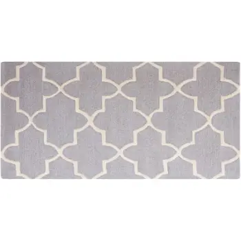 Tapet Beliani SILVAN, 80x150 cm, lesh, gri e hapur