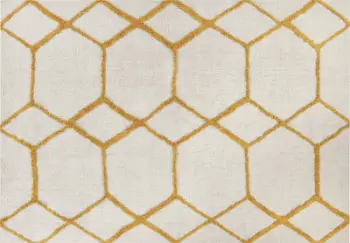 Tapet Beliani BEYLER, 160x230 cm, pambuk, i bardhë