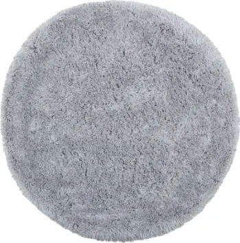 Tapet Shaggy CIDE Round, 140 cm, i rrumbullakët, gri