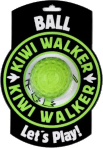 Top për qen KIWI WALKER Ball, 9 cm, TPR, i gjelbër