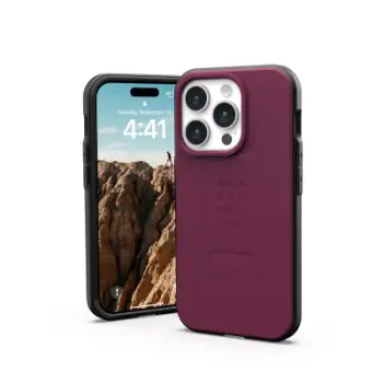 Mbulesë UAG Civilian për iPhone 15 Pro, 6.1", me magnet MagSafe, Bordeaux