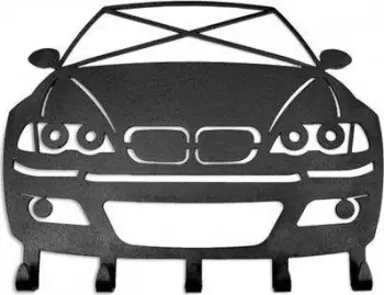 Varëse muri dekorative BMW E46 Drift, 30x38 cm, e zezë